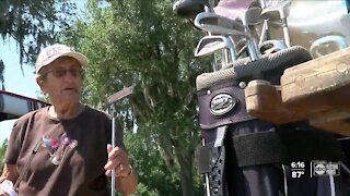 'Oh yeah, it felt good': 90-year-old Lakeland golfer scores her second-ever hole-in-one
