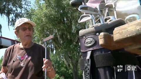 'Oh yeah, it felt good': 90-year-old Lakeland golfer scores her second-ever hole-in-one