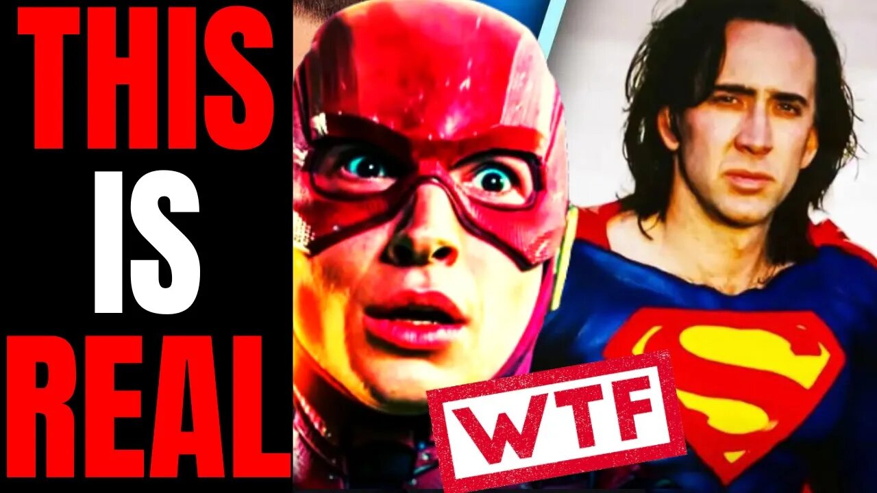 The Flash Director Confirms INSANE Rumor | Nicolas Cage Is SUPERMAN In New DC Movie