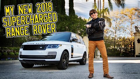 Here In My Garage, My New 2018 Range Rover Supercharged!