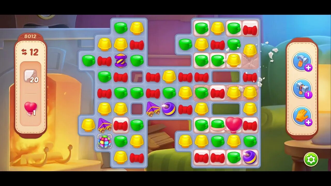 Playrix Homescapes Gameplay Walkthrough Level 8012