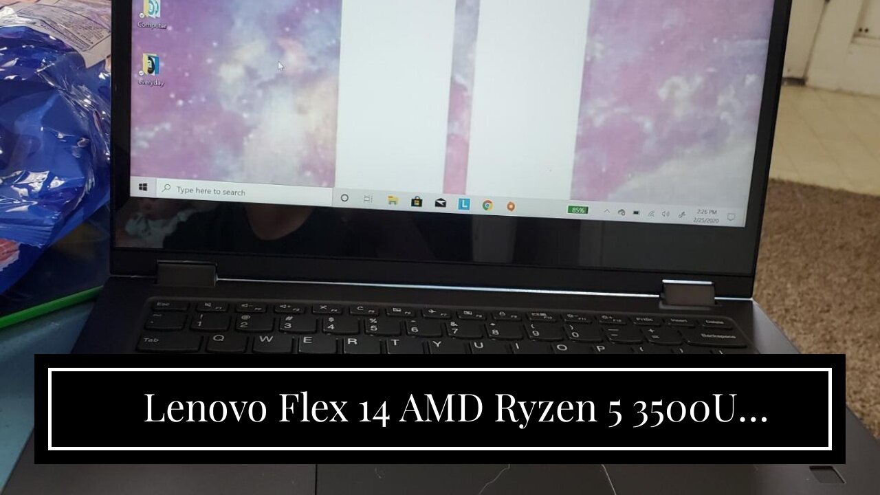 Lenovo Flex 14 AMD Ryzen 5 3500U Processor 14 inches 2-in-1 Convertible Laptop Touchscreen Disp...