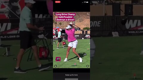 Seb Twaddel Long drive champ destroys a driver! #sebtwaddel #longdrivechamp #golf