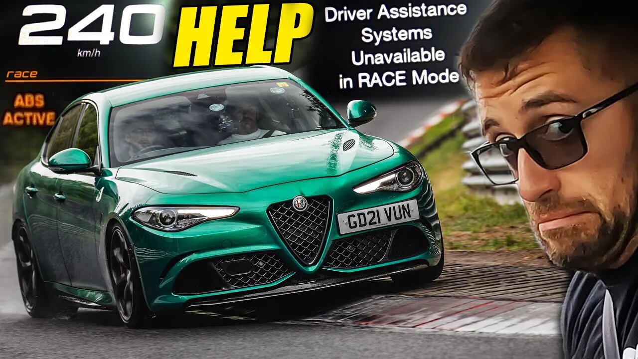 FINALLY! Alfa Romeo Giulia... WITH ZERO GRIP! // Nürburgring