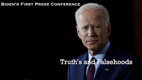 Biden's First Press Conference Part 1