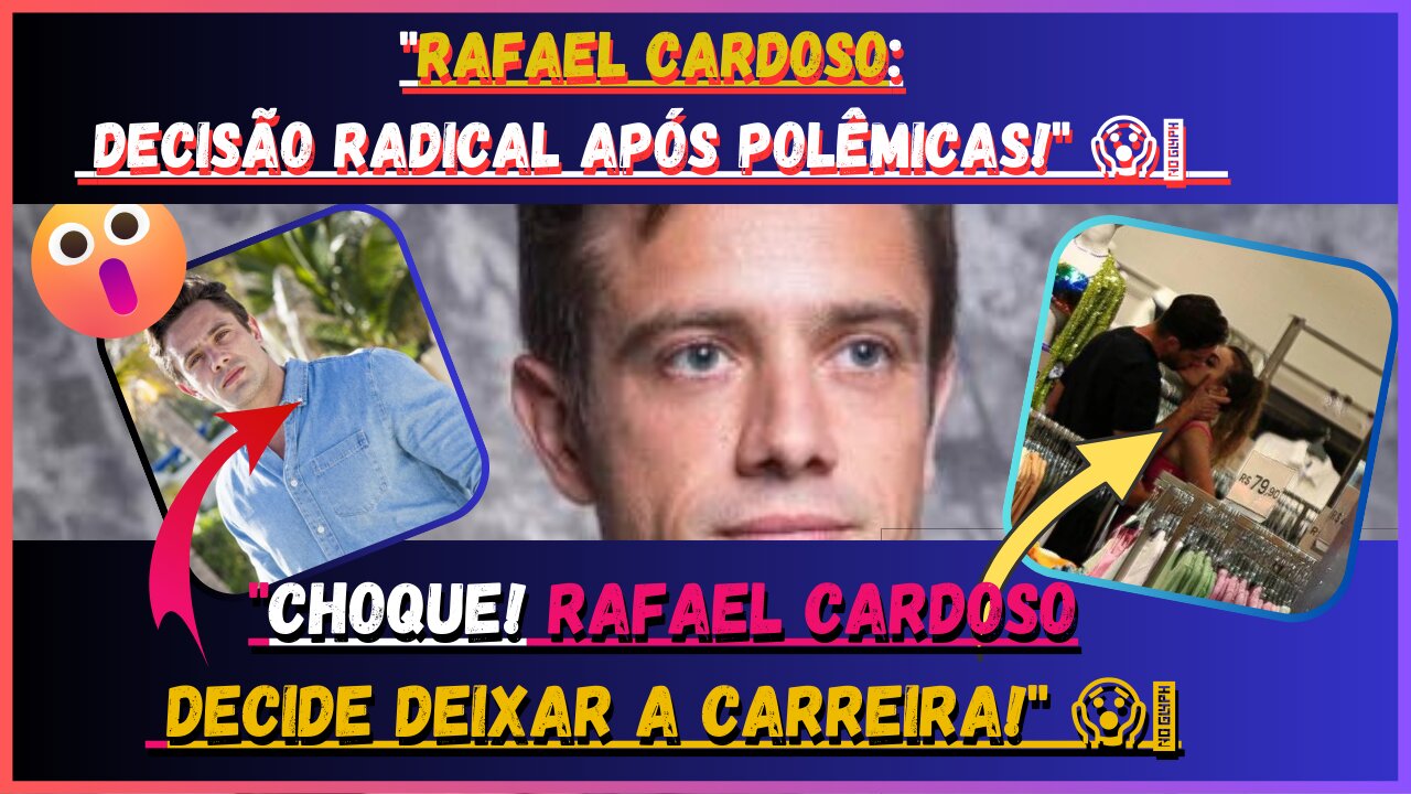 Mega Reviravolta! #rafaelcardoso Decisão Chocante!OM! Ele Abandona Tudo Após todo momentos polêmica.