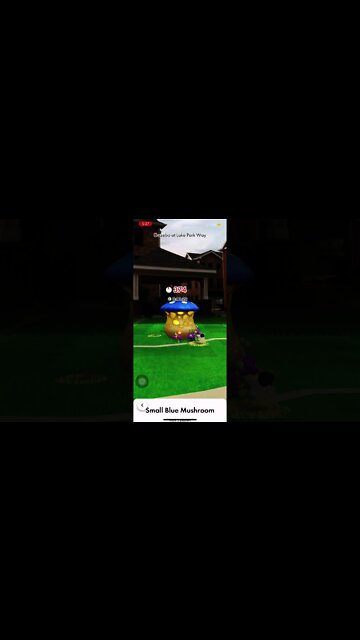 Small Blue Mushroom Challenge #shorts | Pikmin Bloom