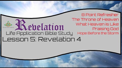 Lesson 5: Revelation 4