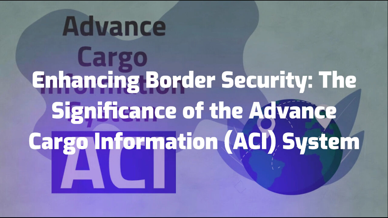 Streamlining Customs Clearance: Leveraging ACI in Shipping Customs