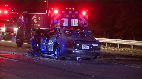 Two people dead after a highway chase ends in a head-on crash on I-90 in Euclid