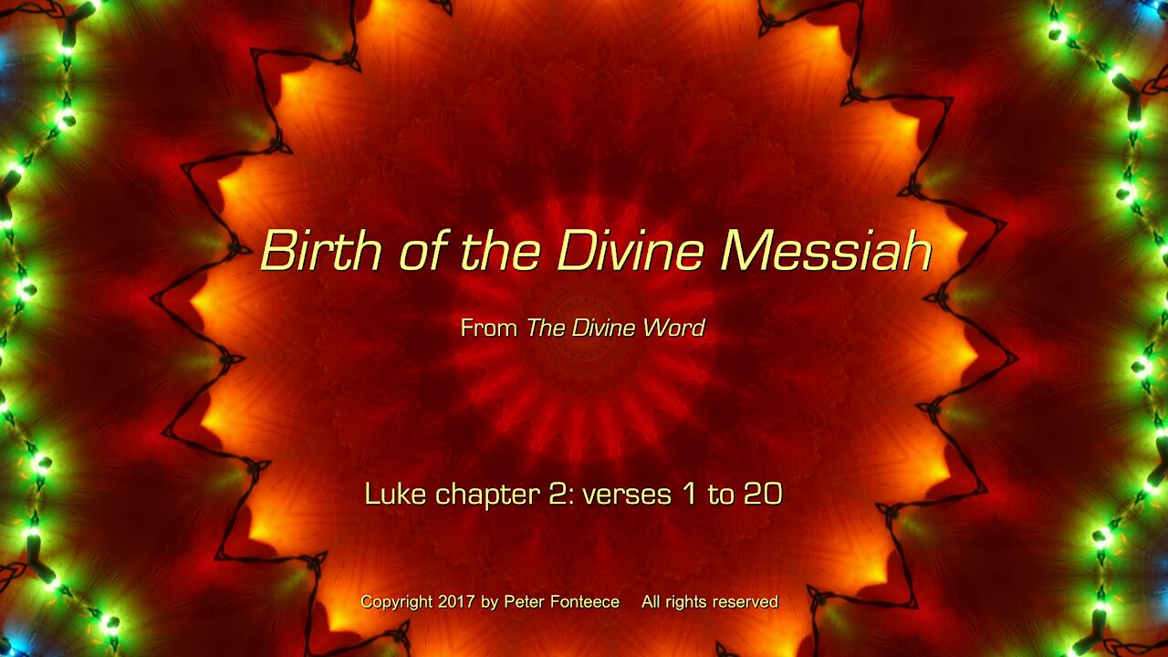 Birth of the Divine Messiah