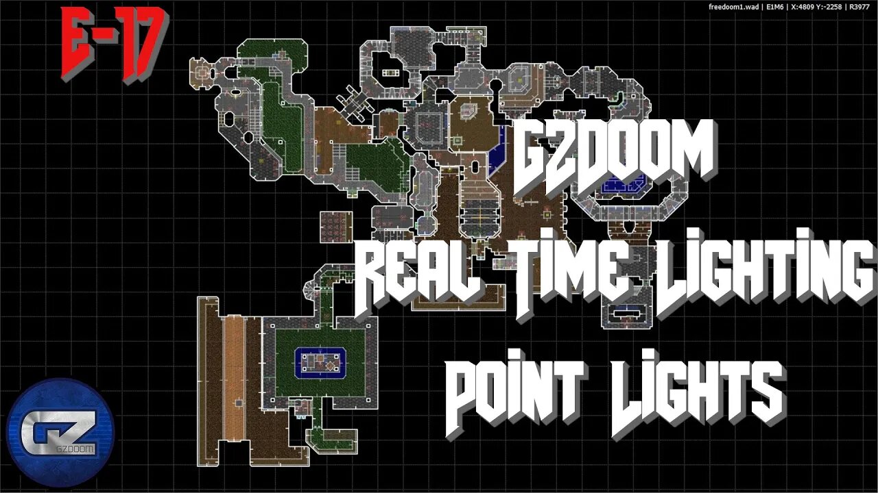 GZDoom Mapping - Real Time Lighting Point Lights - Tutorial 17 | Ultimate Doom Builder(UDB)