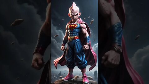 Superhero as a Kid Buu #comicbookcharacters #ai #marvel #shorts