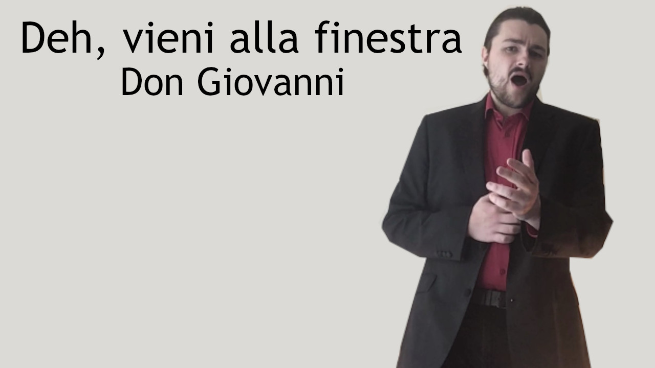 Deh, vieni alla finestra - Don Giovanni - Mozart