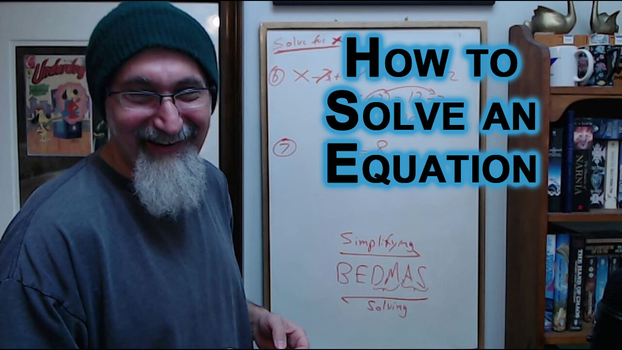 Solving for X, What It Means: How to Move Around an Equal Sign [ASMR Math, Algebra, BEDMAS PEMDAS]