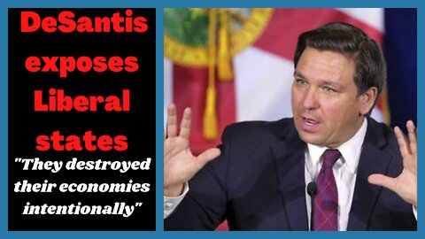 Ron DeSantis EXPOSES CORRUPT LIBERAL STATES! Trump | Bongino | Bannon | Biden