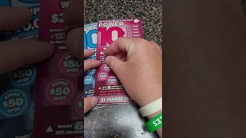 Winning $10 Lottery Ticket Scratch Off Power 10