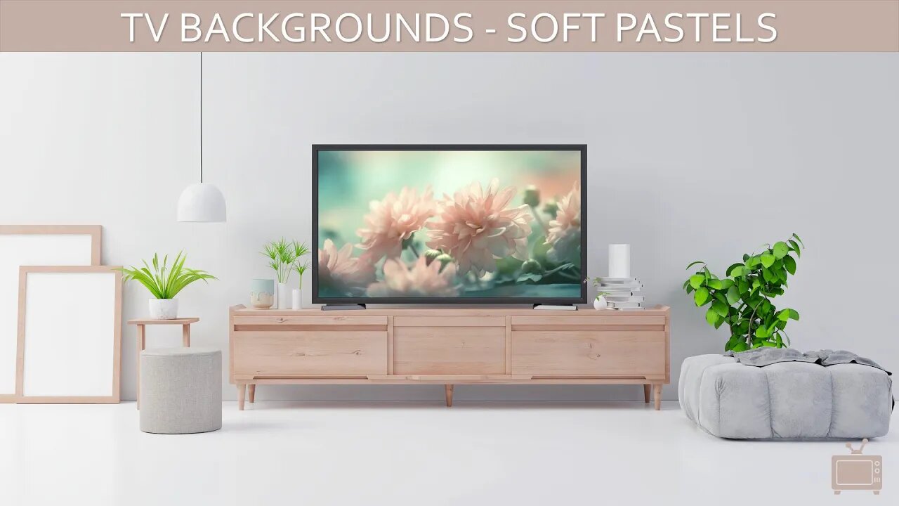 TV Background Soft Pastels Screensaver TV ART Single Slide / No Sound