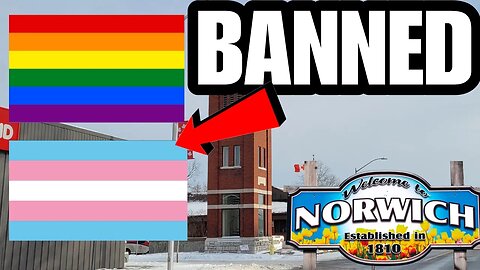 Canadian Town bans PRIDE and TRANS Flags