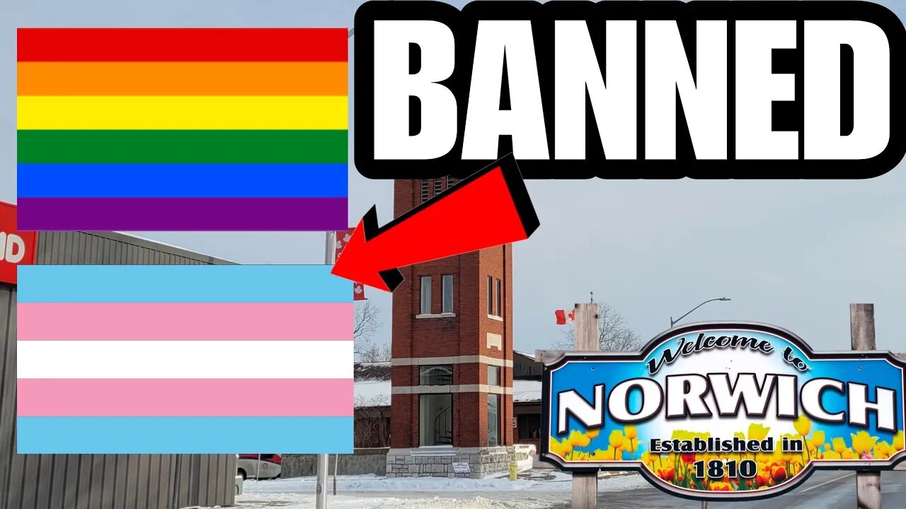 Canadian Town bans PRIDE and TRANS Flags