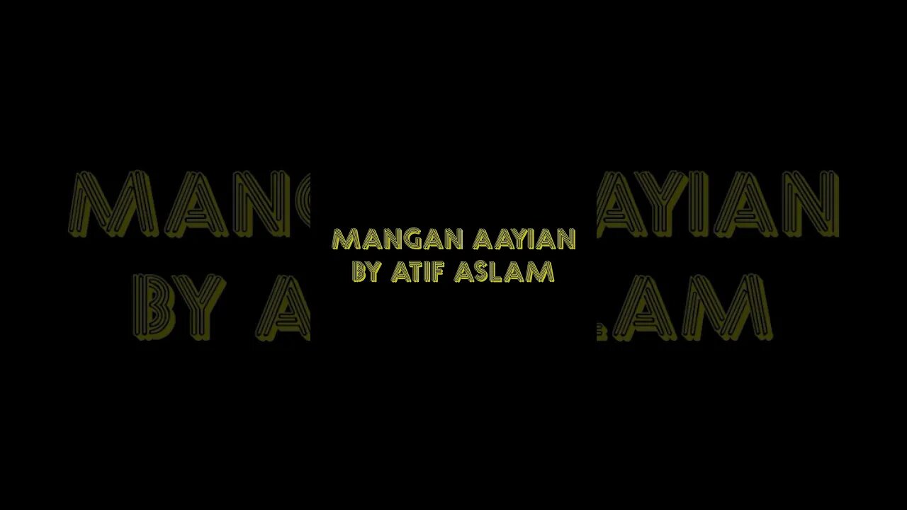 Mangan Aiyaan | #trending #atifaslam | #Musiconspot