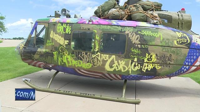 "Take me home Huey" visits Oshkosh