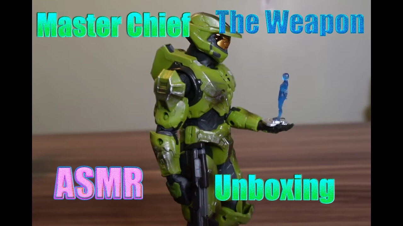 ASMR Unboxing Halo Spartan Collection: Master Chief and The Weapon (Series 5)