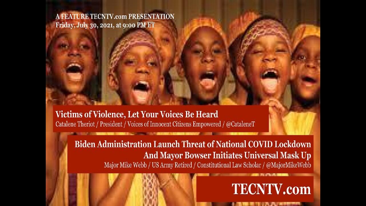 TECNTV.com / Victims of Violence, Let Your Voices Be Heard