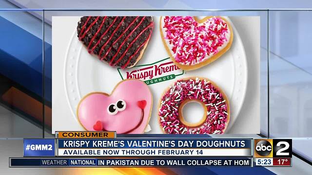 Kripsy Kreme releases Valentine's Day doughnuts