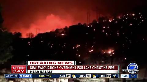 Lake Christine Fire prompts additional evacuations