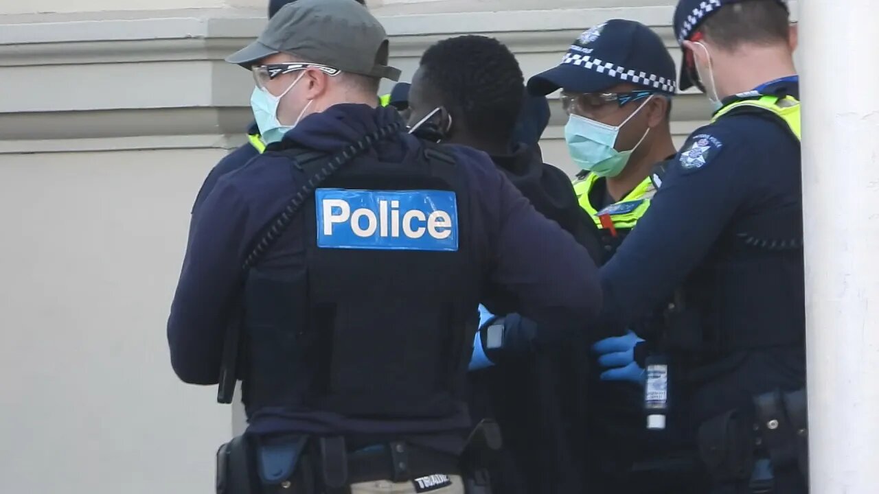 Man Arrested Part 3 - #CFMEU 23/09/21