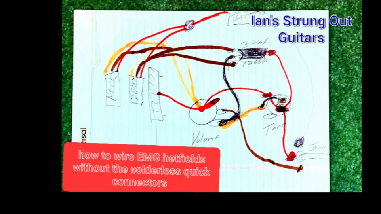 What a toilet can tell us about how to wire EMG het pickups without the quick connectors