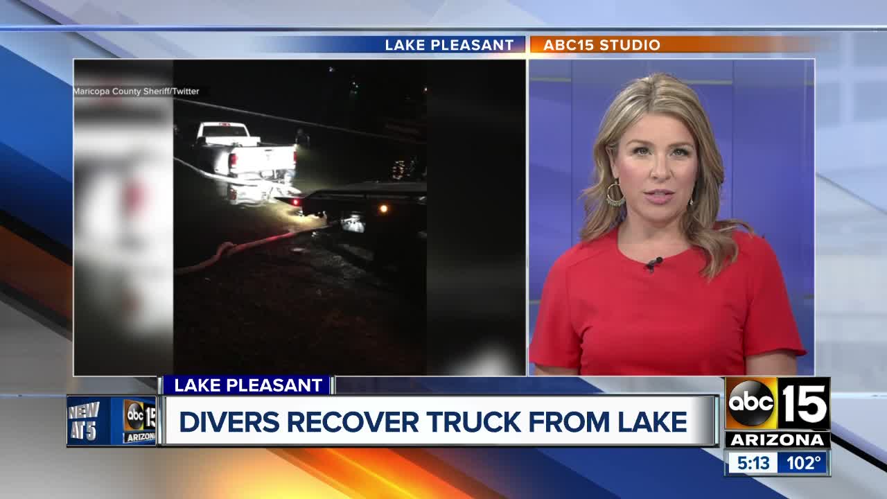 Truck pulled out of Lake Pleasant after child hits gear shifter