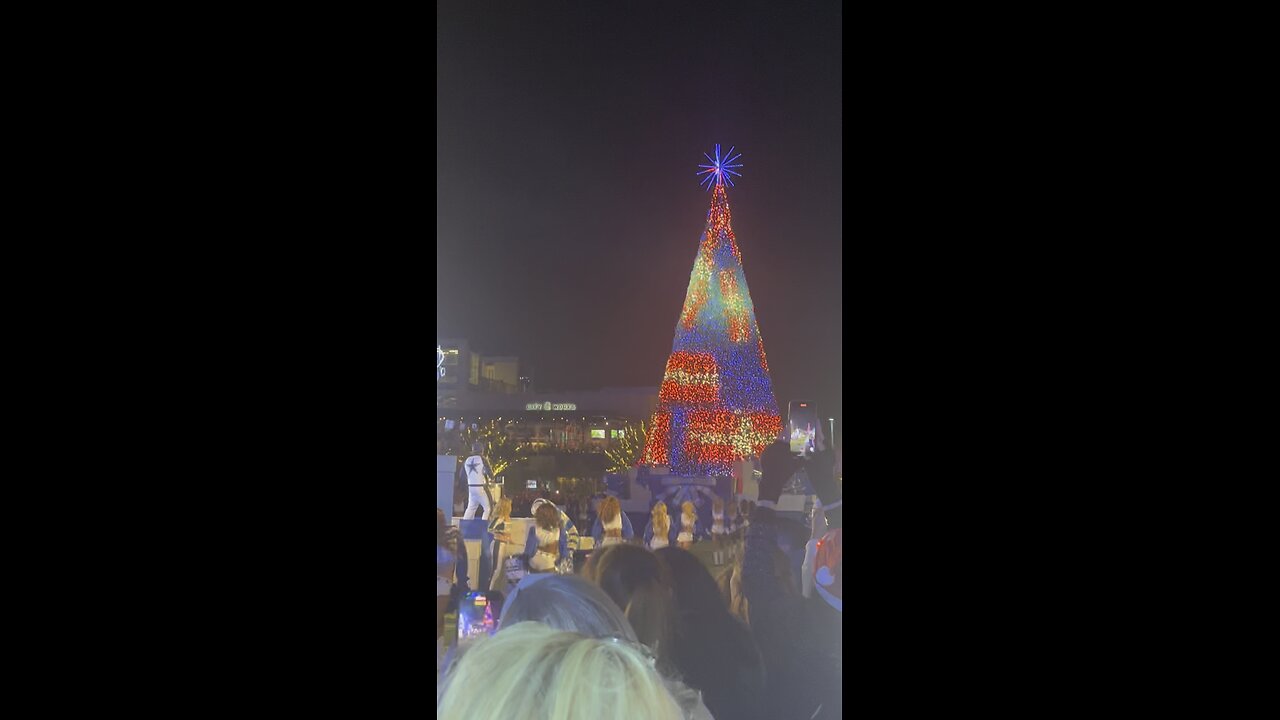 Dallas Cowboys Christmas Tree Lighting The Star Frisco TX