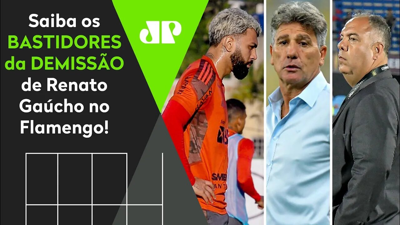 BASTIDORES! "Renato Gaúcho CAIU, e, DENTRO do Flamengo, querem..." Repórter ABRE O JOGO!