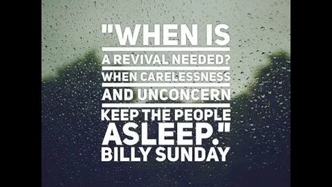 J. D. King Shares this timely message on Revival happening now that requires your response.