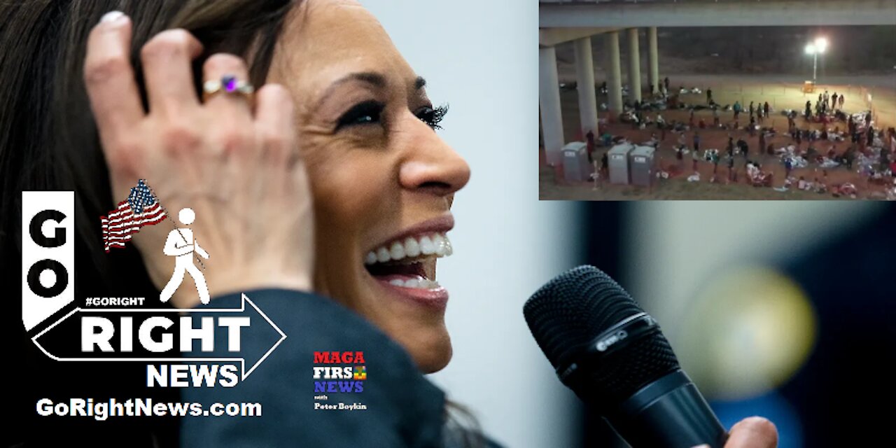 Harris Laughs at the Border Crisis and Biden Cannot Handle His Man Made Crisis