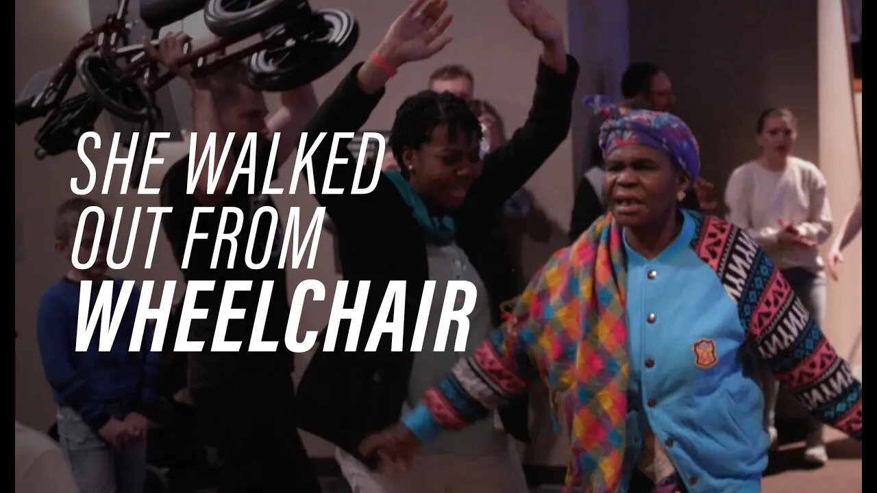 She Walks Out of Her Wheelchair - Healing Testimony