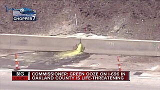 Preliminary test results find multiple contaminants, but no threat to drinking water intakes in wake of green ooze