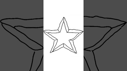 Draw a 3D Star #drawing #art #doodle