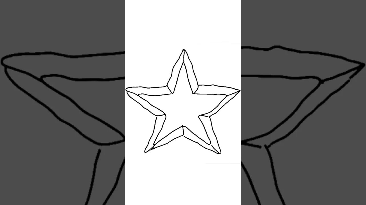 Draw a 3D Star #drawing #art #doodle