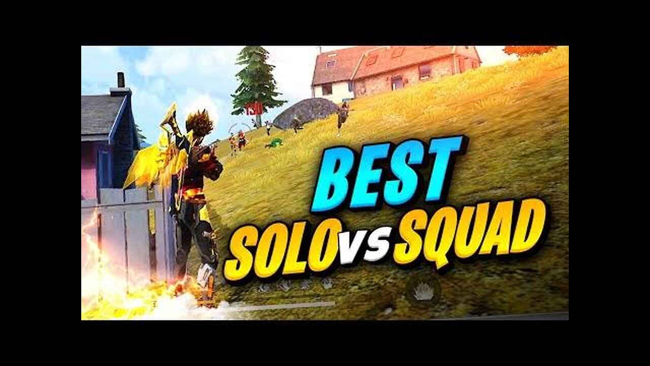 Free fire full game play solo vs squad #free fire