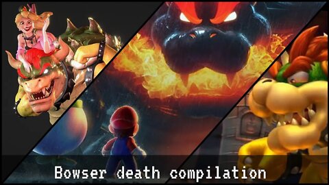 Evolution of #Bowser death compilation #nintendo #mario