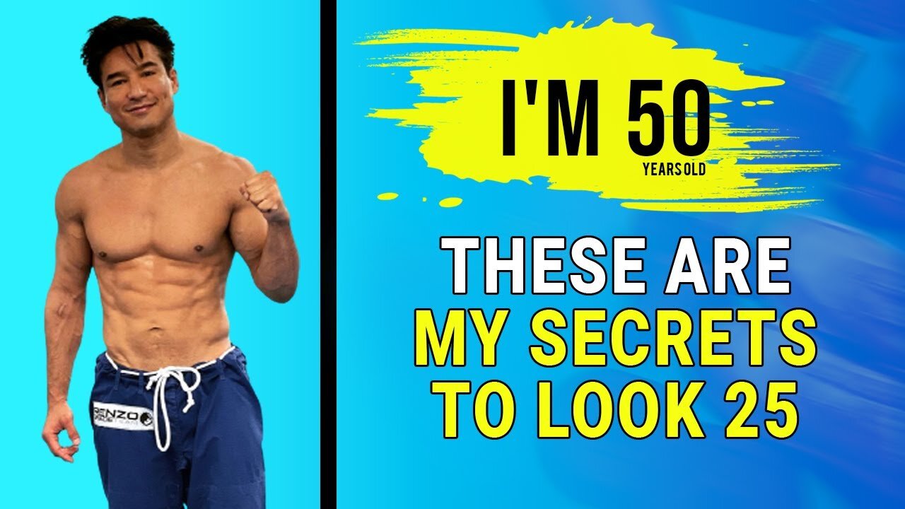 Mario Lopez (50 Years Old) Shares His Secrets To Look 25 | Work out + Diet Revealed