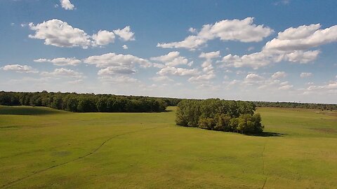 Drone flight checking out a nature preserve
