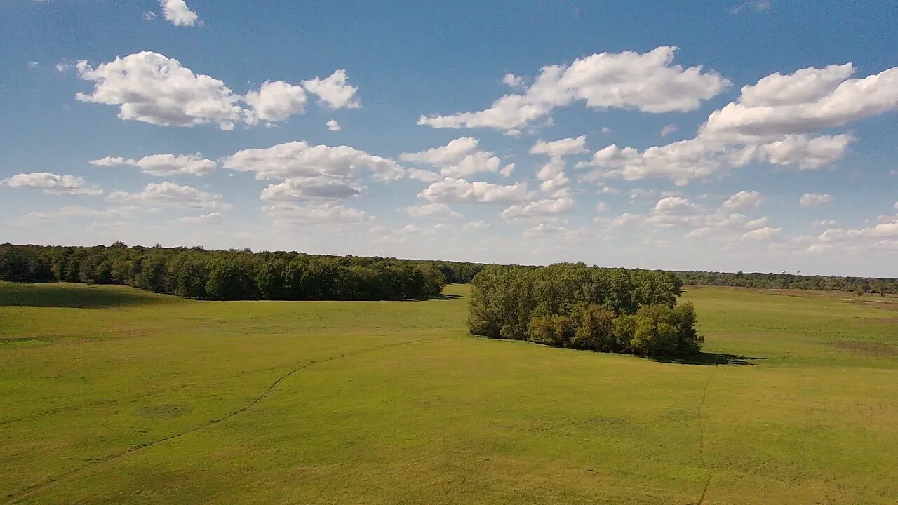 Drone flight checking out a nature preserve