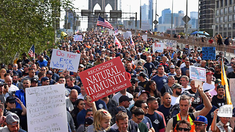 MEDIA BLACKOUT: Millions Protest Vaccine Mandates Worldwide