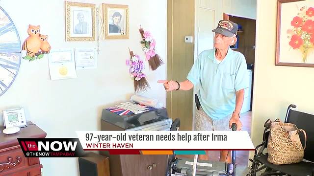 World War II veteran gets eviction notice after FEMA rejects bid to help after Hurricane Irma