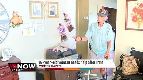 World War II veteran gets eviction notice after FEMA rejects bid to help after Hurricane Irma