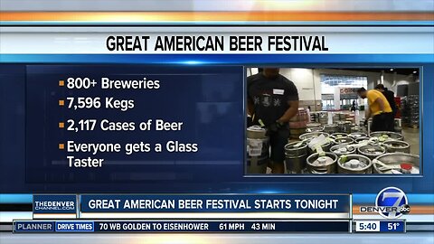 How much beer will be at Great American Beer Festival?